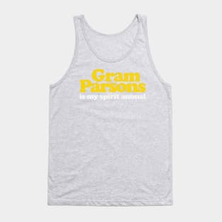 Gram Parsons Is My Spirit Animal / Retro Faded Style Tank Top